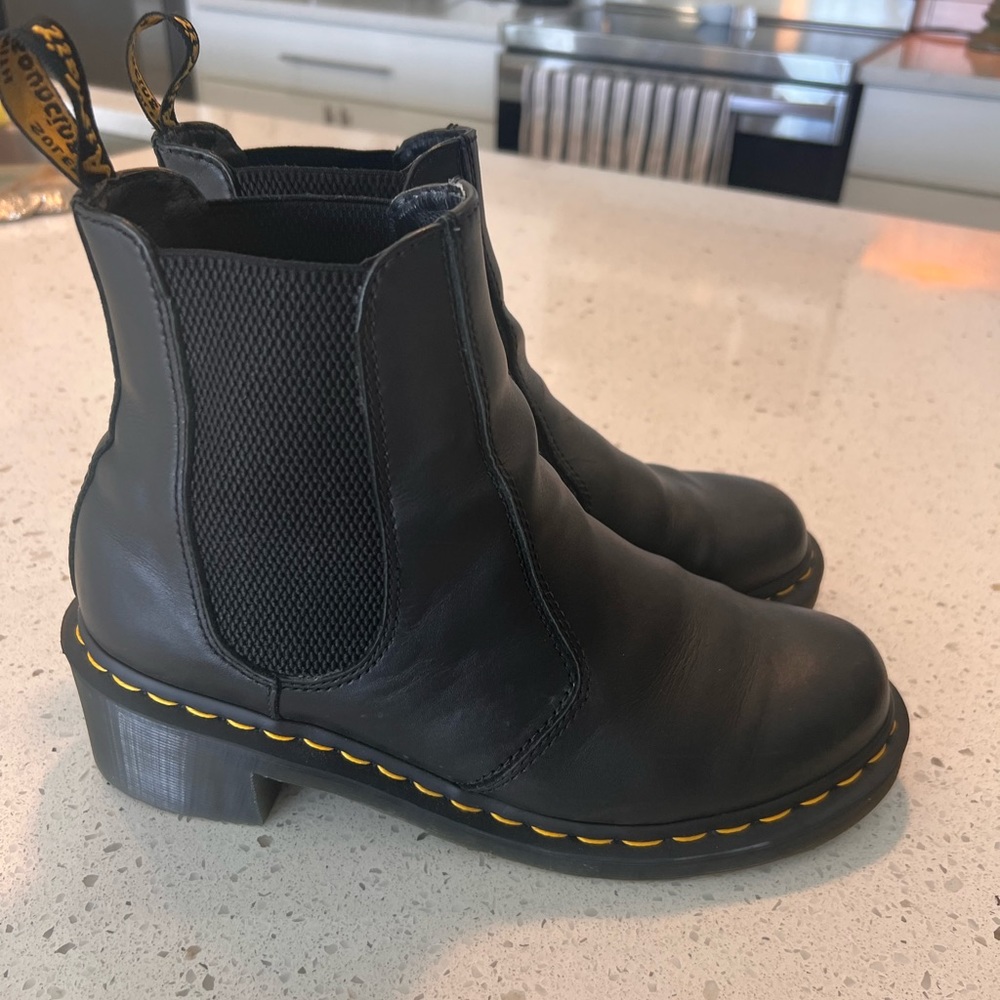 Dr Marten Chelsea Heeled Boots